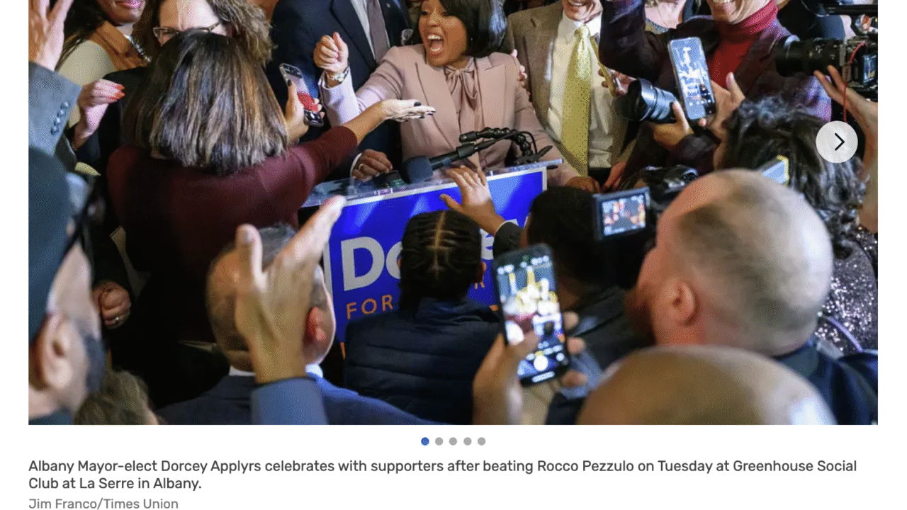 Albany elects Dorcey Applyrs, city’s first Black mayor
