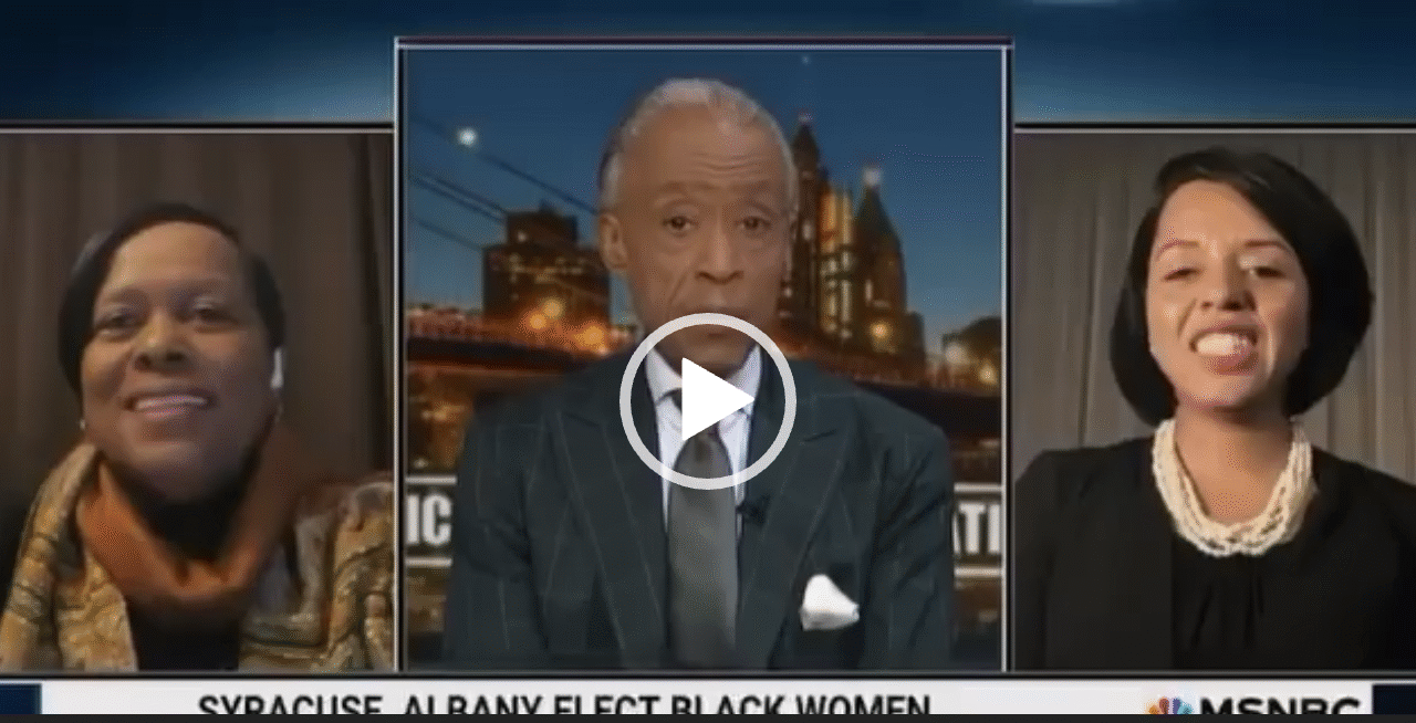 Mayor Elect Dorcey Applyrs of Albany & Mayor Elect Sharon Owens of Syracuse Sit Down With Reverend Al Sharpton On Politics Nation